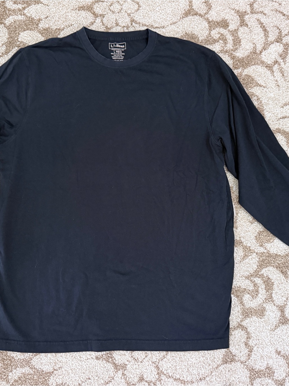 L.L. Bean Men’s Long Sleeve Tee — Black